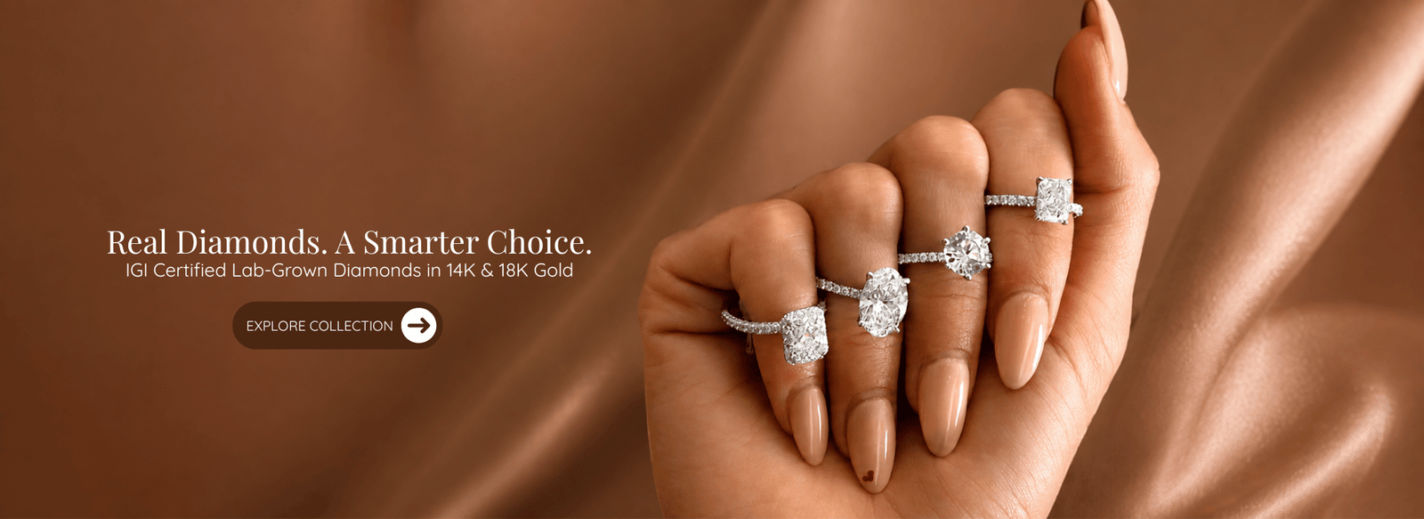 lab grown diamond jewelry by osha jewels