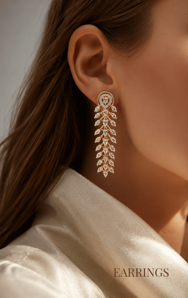 lab grown diamond earrings by osha jewels