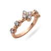 osha jewels dazzling bloom tiara rose gold