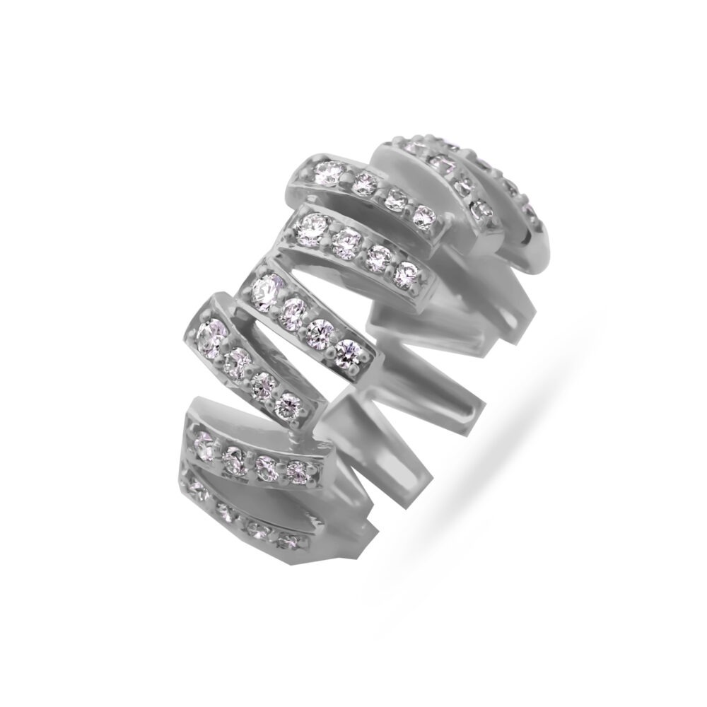 Round Evershine Eternity Band White Gold