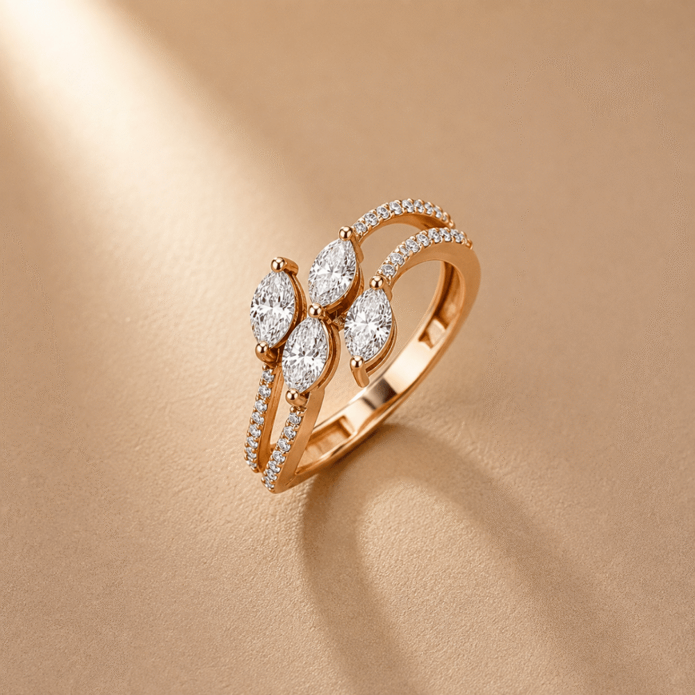 Harmony Marquise Diamond Ring by Osha Jewels