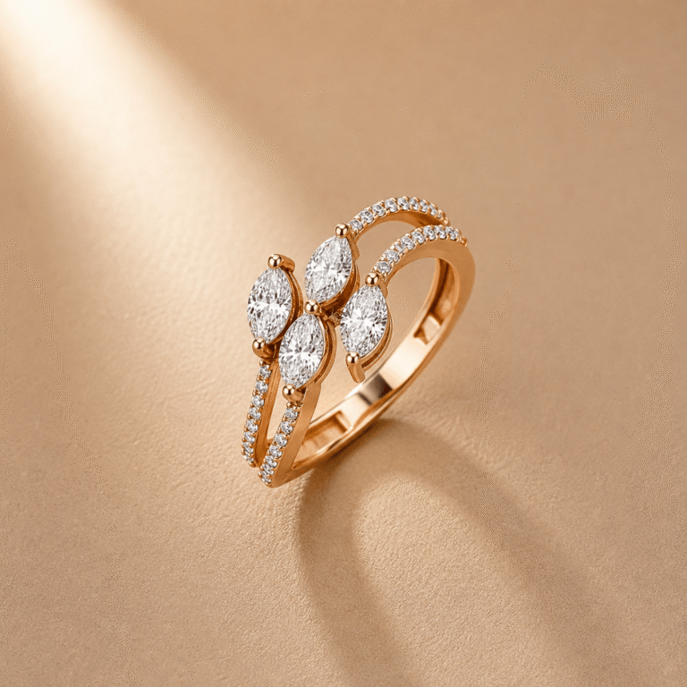Harmony Marquise Diamond Ring by Osha Jewels