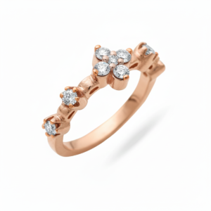osha jewels dazzling bloom tiara rose gold