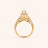 Double Shank Solitaire Ring by OSHA Jewels with 53 lab-grown diamonds.