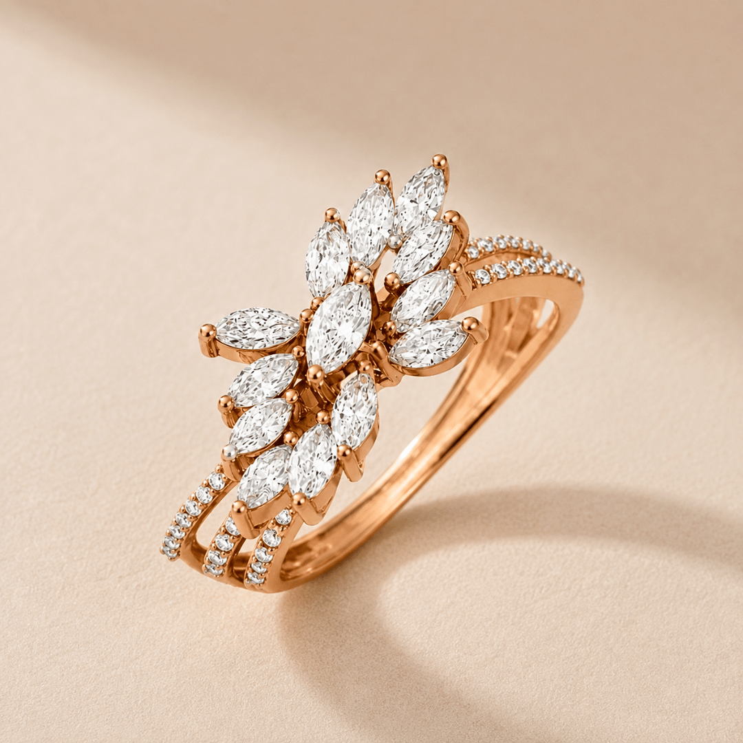 Crossover Cocktail Ring