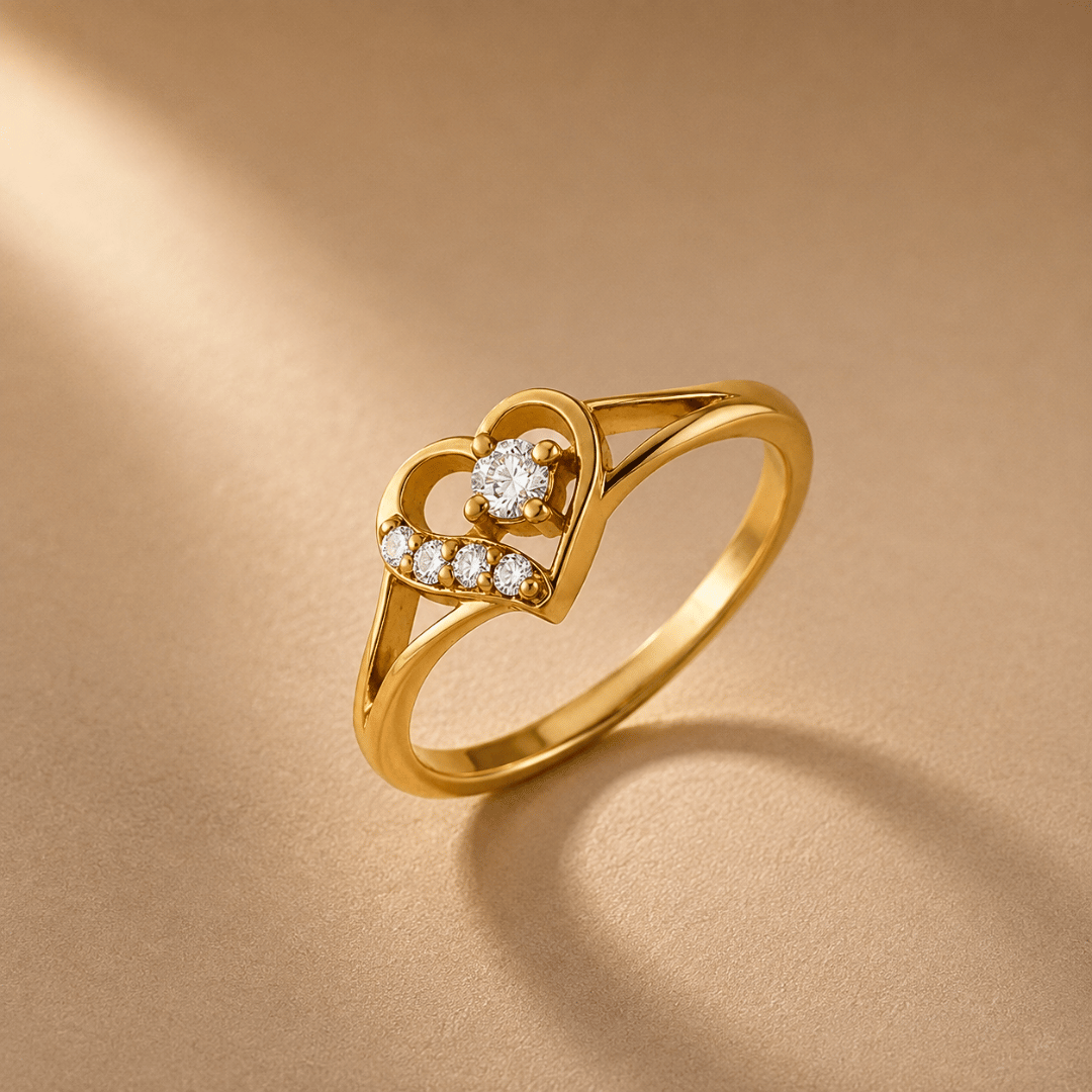 Heartfelt Harmony Five Stone Ring