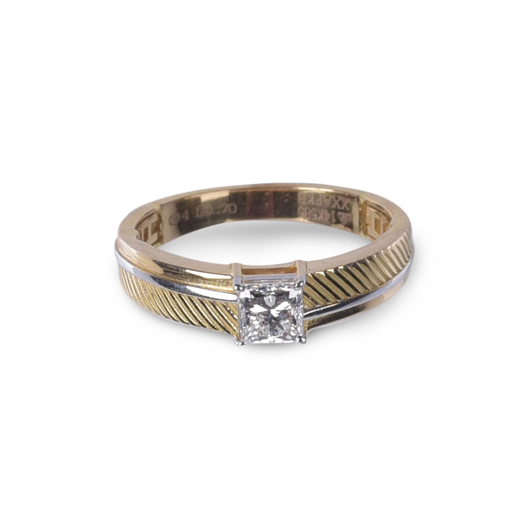 0.70ct Diamond Men's Two-Tone Ring from Osha Jewels