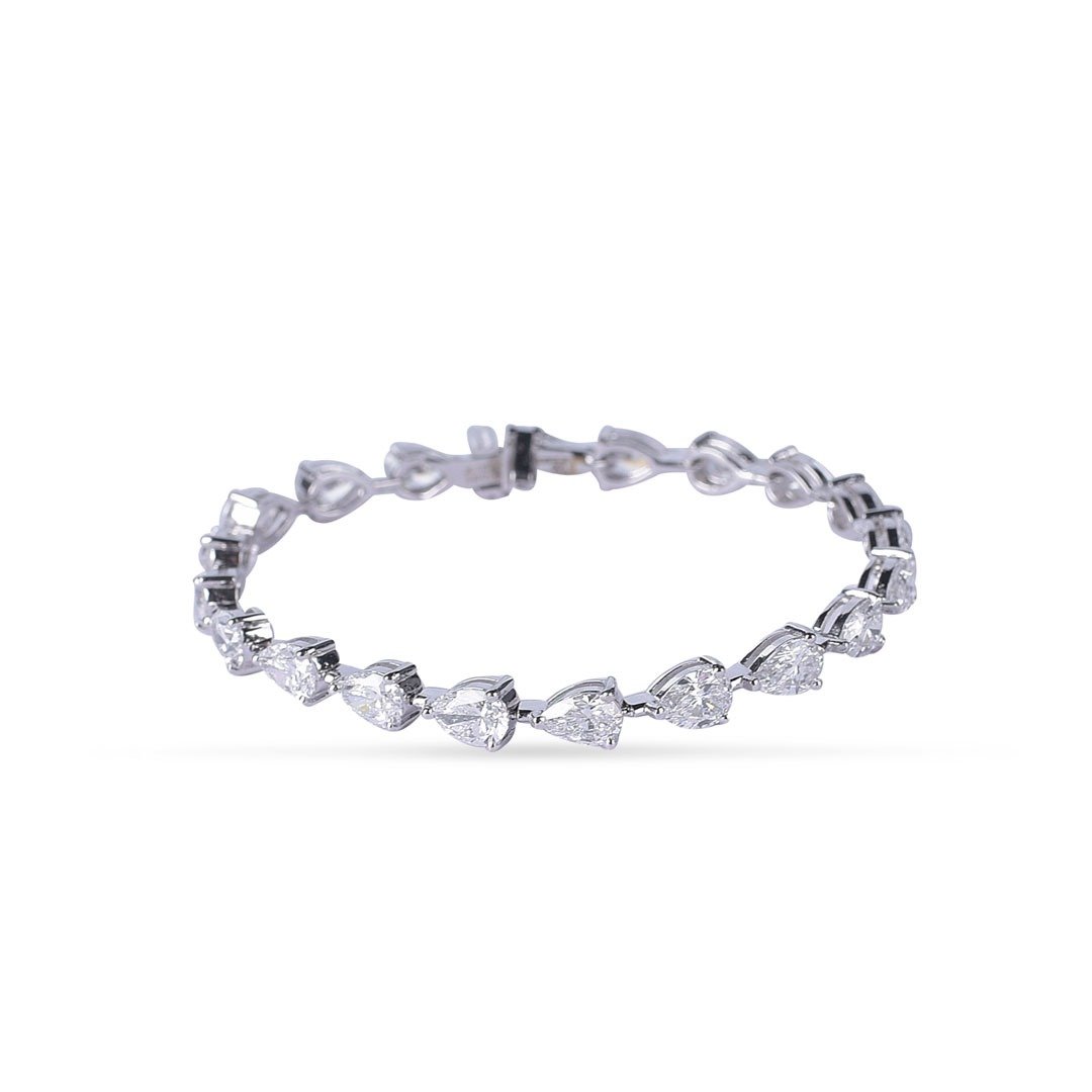 Pear Shape Tennis Bracelet