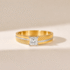 0.70ct Diamond Men's Two-Tone Ring from Osha Jewels