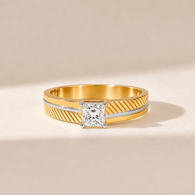 0.70ct Diamond Men's Two-Tone Ring from Osha Jewels