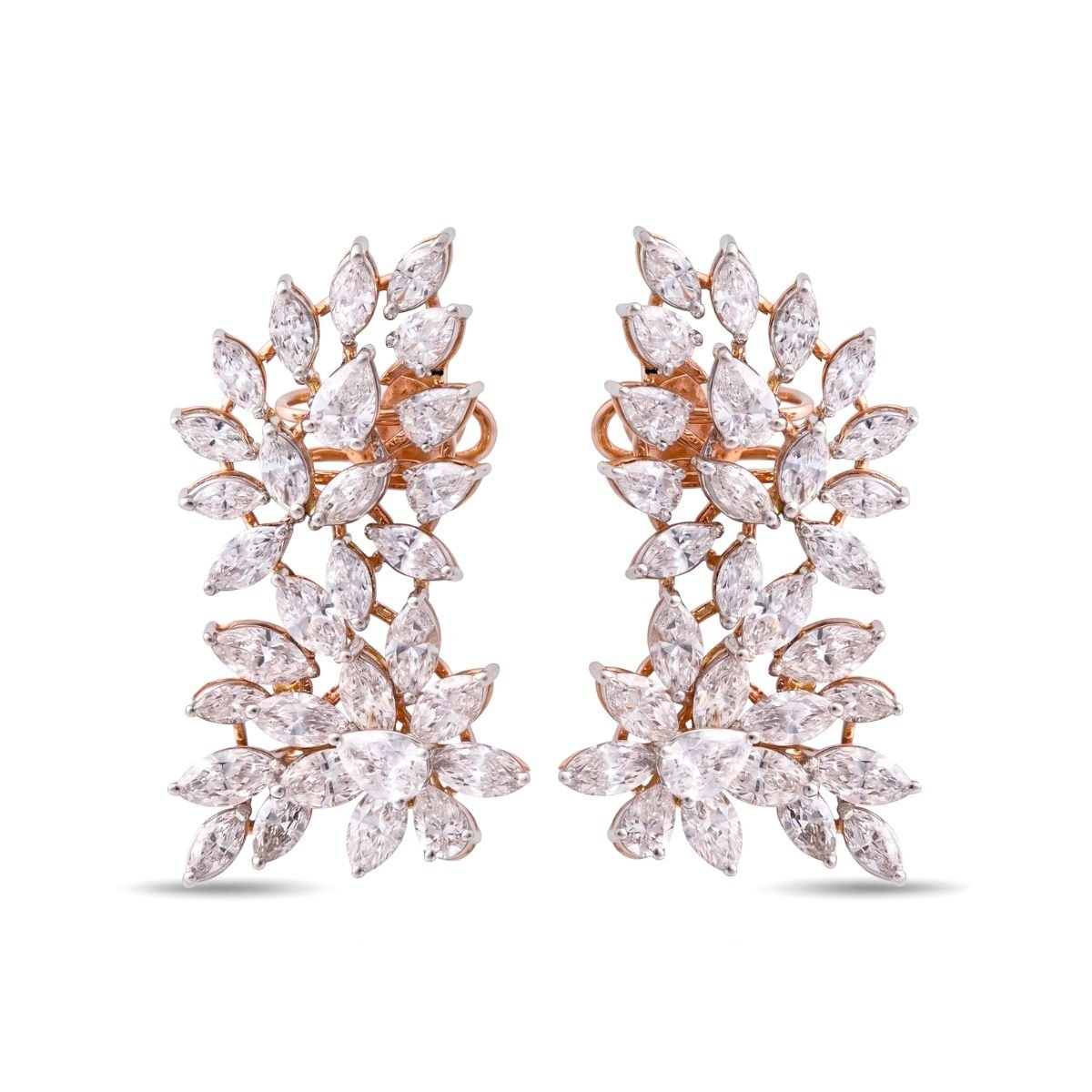Elegant Eclectic Diamond Earrings