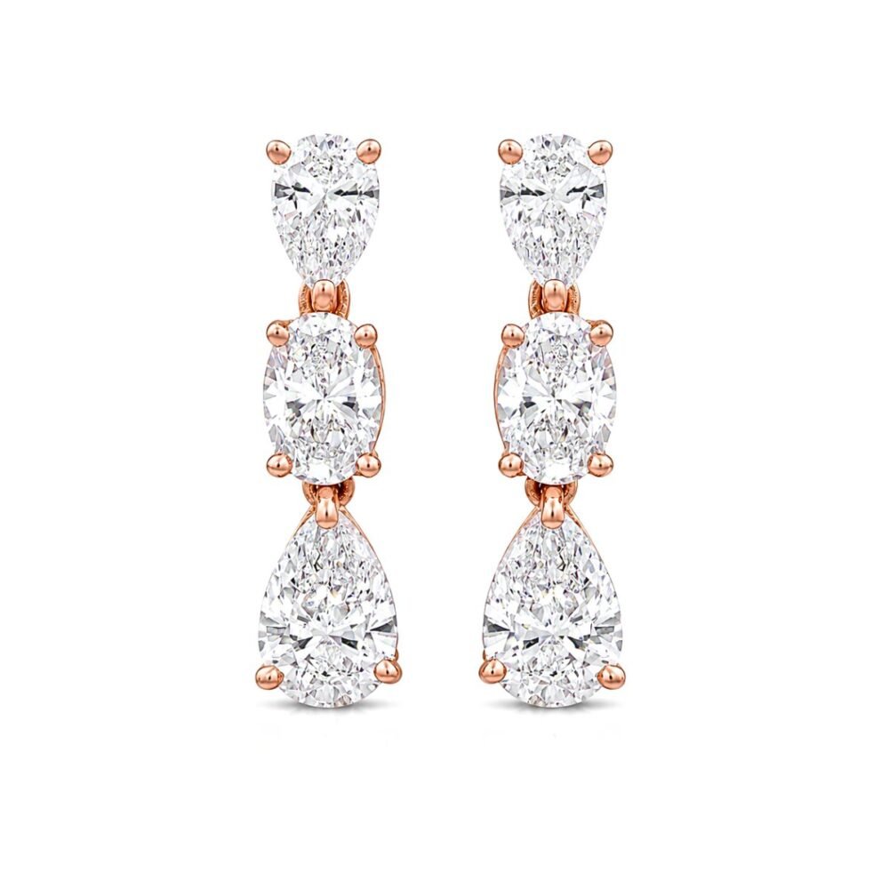 Alluring Gaze Diamond Dangler Earrings