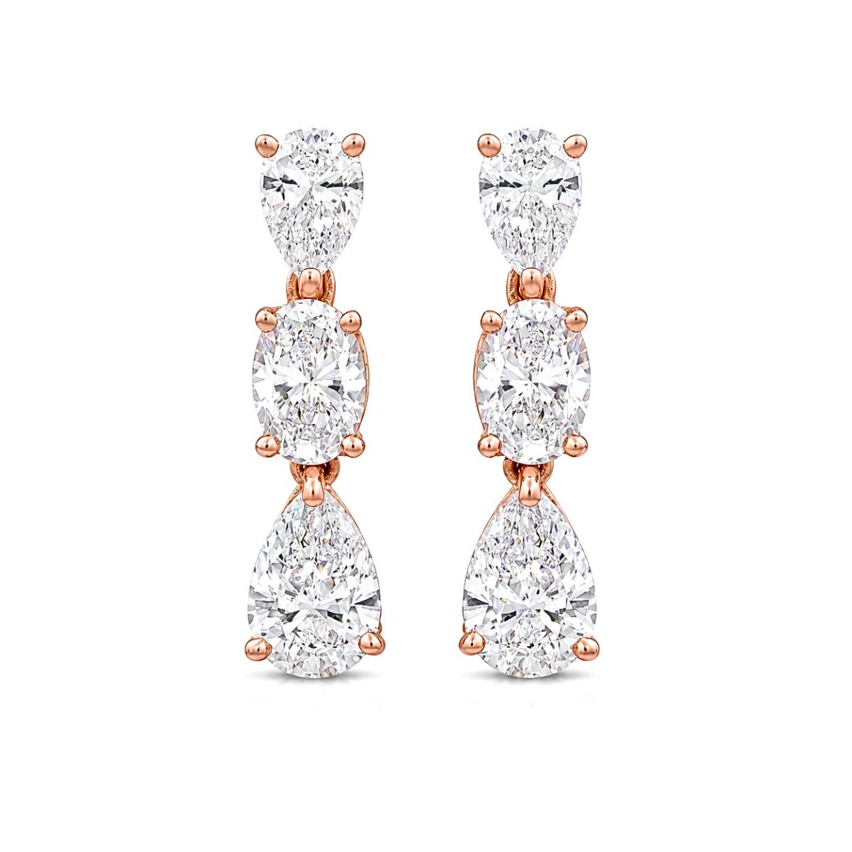 Alluring Gaze Diamond Dangler Earrings