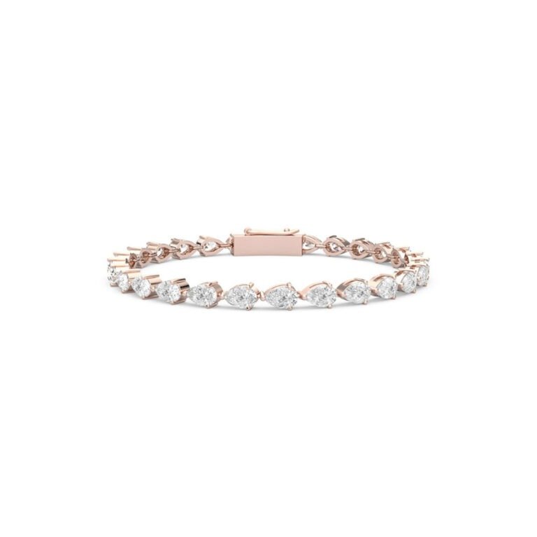 pear shape tennis bracelet from osha jewels