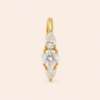3 Stone Diamond Ring in Yellow Gold from OSHA JEWELS