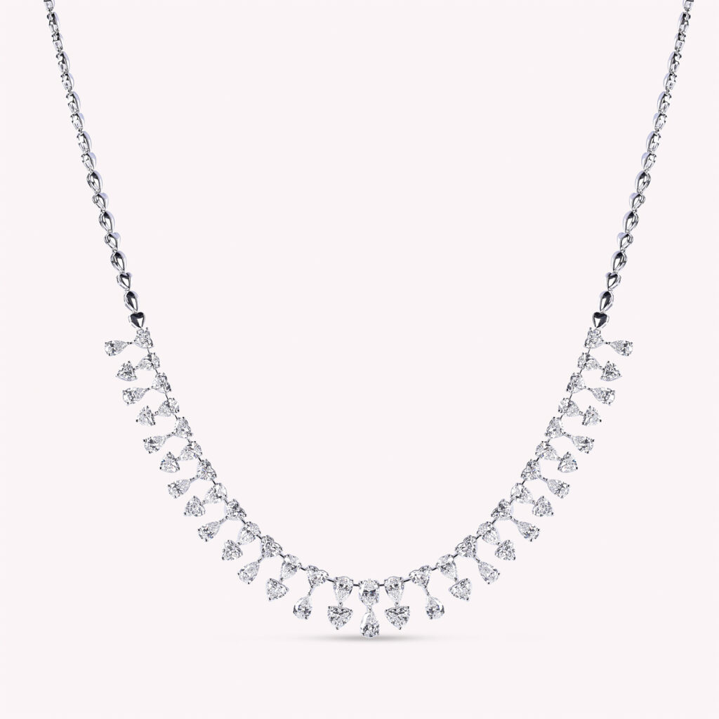 Chic Diamond Necklace by Osha Jewels