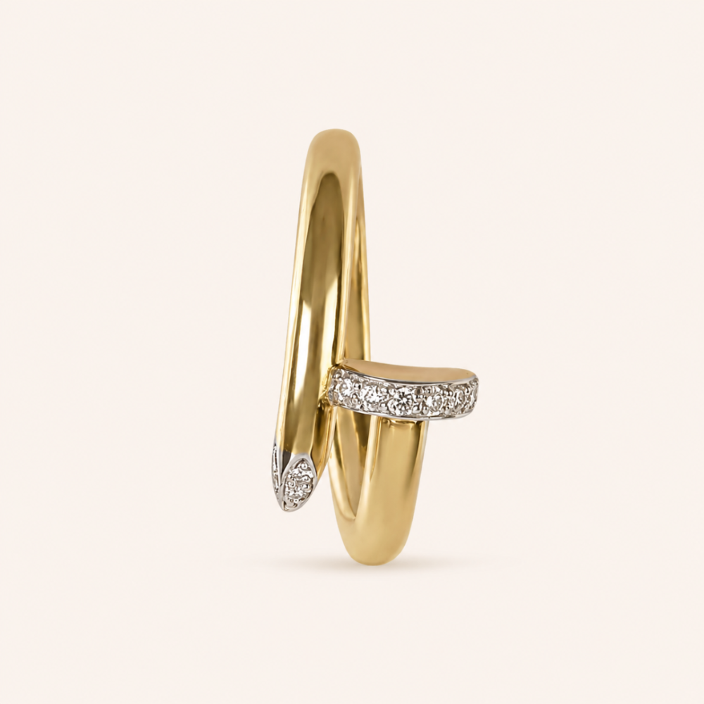 12 Diamond Pencil Ring from OSHA Jewels from kolkata