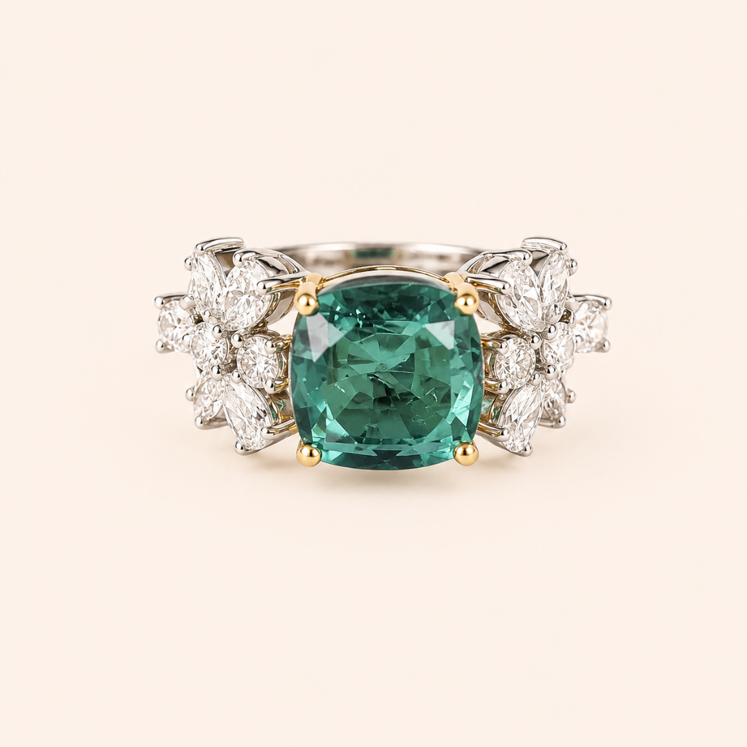 Elegant Green Stone Ring