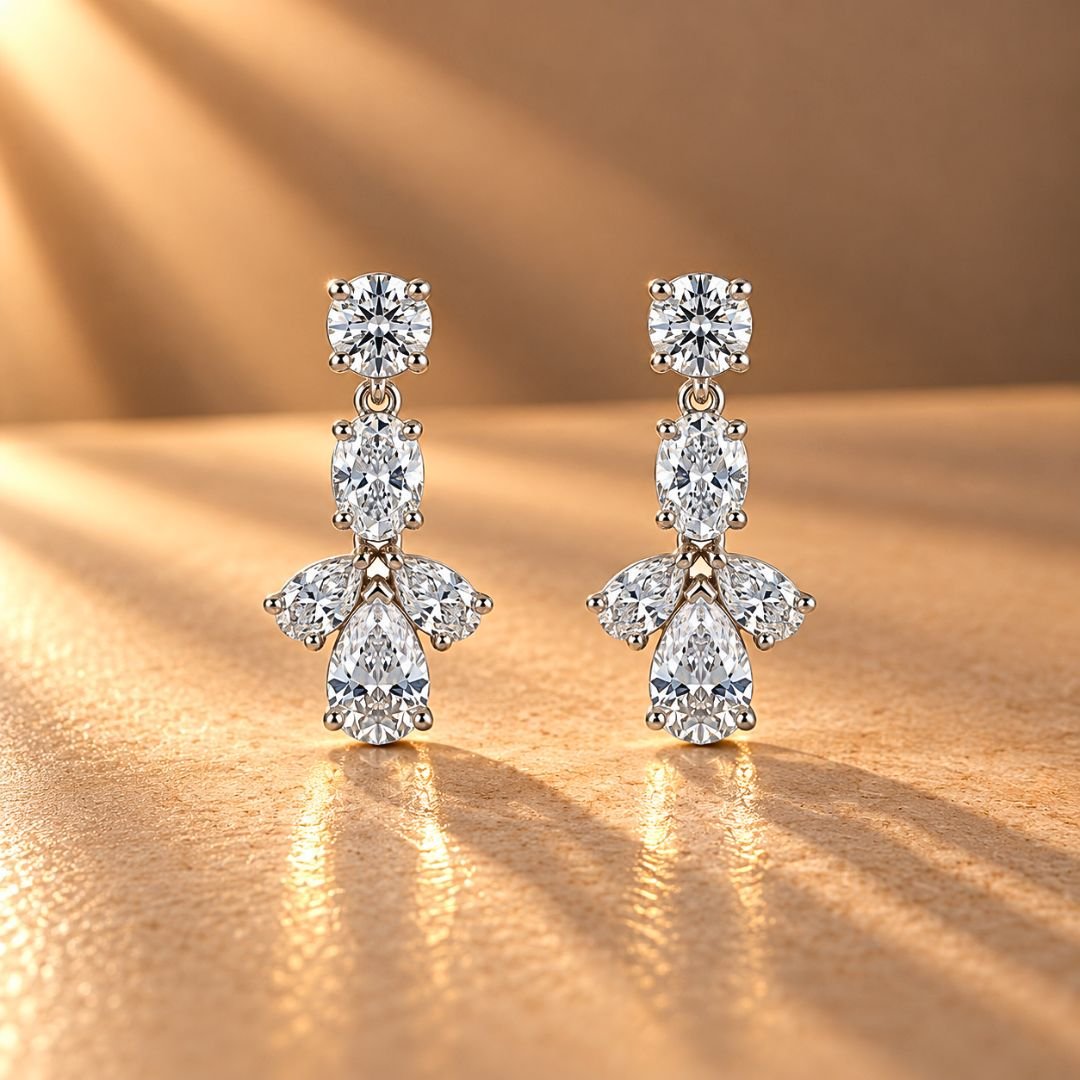 Chic Diamond Earrings