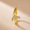 12 Diamond Pencil Ring from OSHA Jewels from kolkata