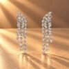 Elegant Diamond Danglers from OSHA Jewels