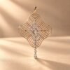 Elegant Diamond Lattice Pendant from OSHA Jewels
