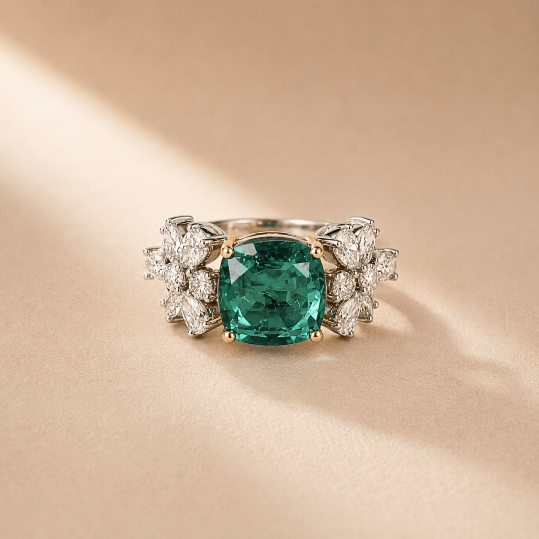 Elegant Green Stone Ring