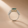 Radiating elegance and timeless charm, the Elegant Green Stone Ring features a captivating green center stone surrounded by a halo of sparkling lab-grown diamonds. Designed to make a statement, this sophisticated piece combines vibrant color, exceptional brilliance, and refined craftsmanship, making it perfect for special occasions or adding a touch of luxury to everyday style.