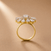 Floral Pear Cocktail Ring from OSHA Jewels