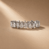 Inverted Pear Diamond Eternity Ring from OSHA Jewels