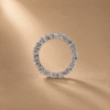 Inverted Pear Diamond Eternity Ring from OSHA Jewels