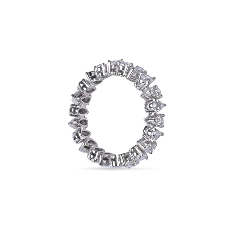 Inverted Pear Diamond Eternity Ring from OSHA Jewels