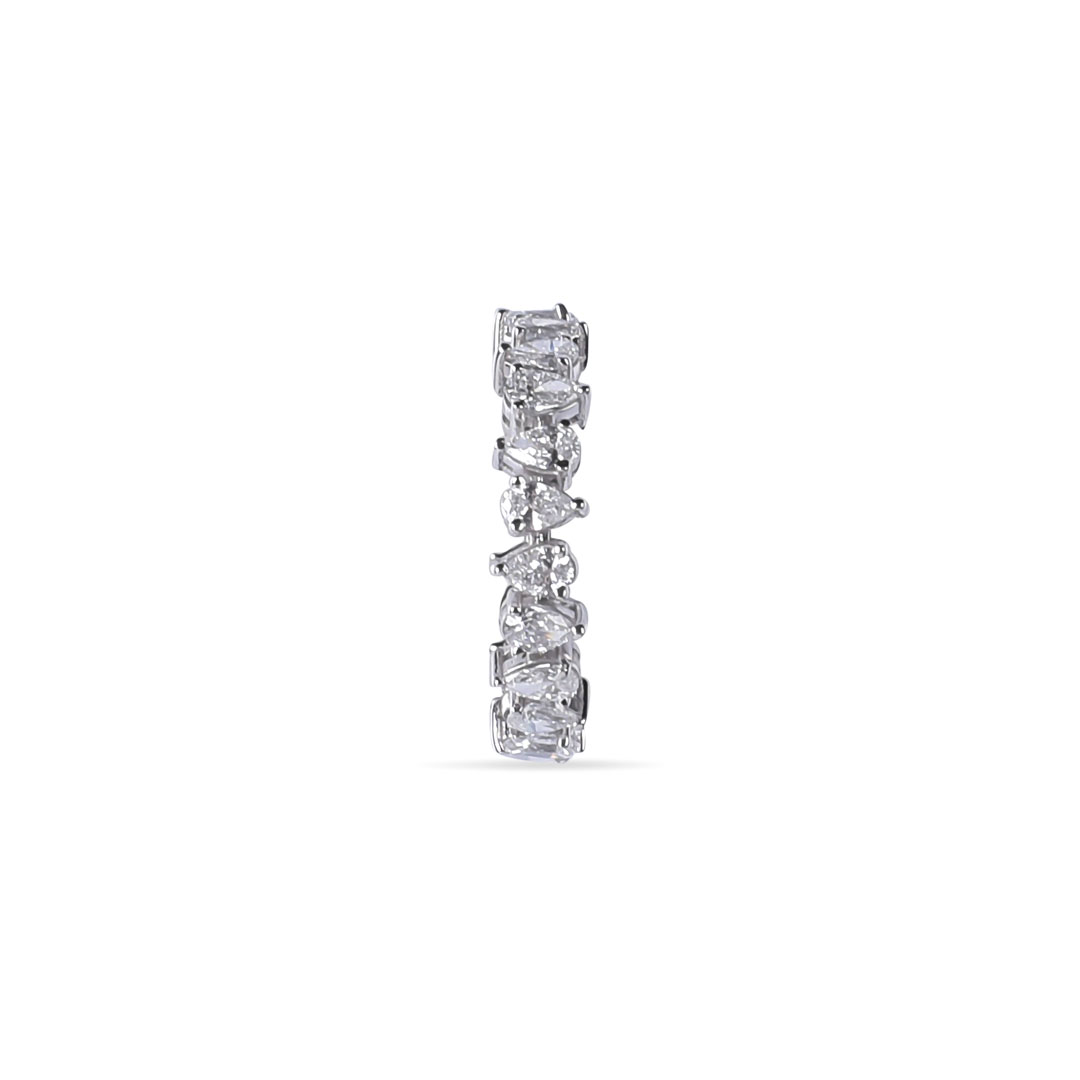 Inverted Pear Diamond Eternity Ring from OSHA Jewels