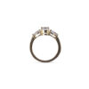 3 Stone Diamond Ring in Yellow Gold from OSHA JEWELS