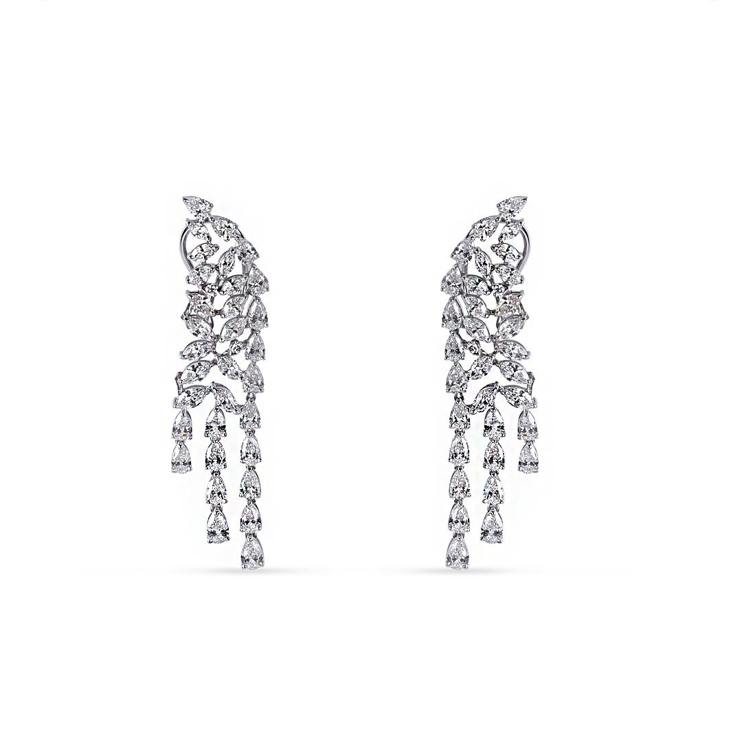 Elegant Diamond Danglers