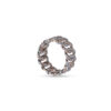 Two Tone Chain Link Stackable Diamond Ring from Osha Jewels