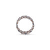 Two Tone Chain Link Stackable Diamond Ring from Osha Jewels