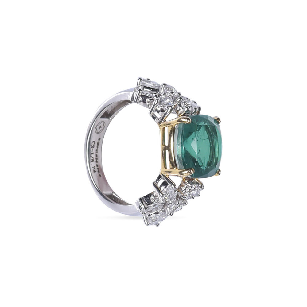 Elegant Green Stone Ring from OSHA Jewels