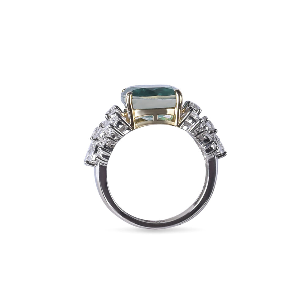 Elegant Green Stone Ring from OSHA Jewels