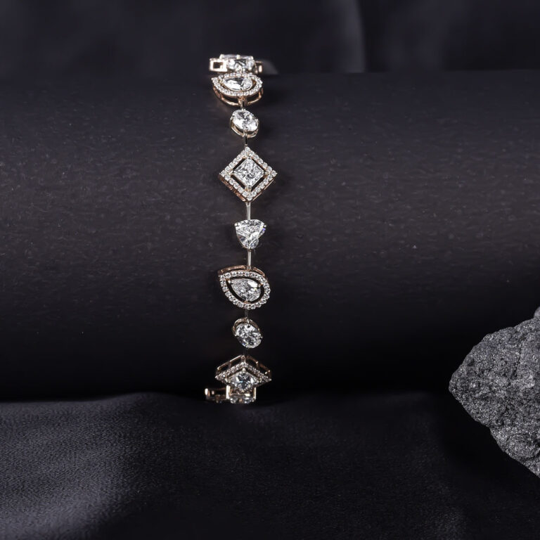 Fancy Shape Lab Diamond Bracelet from OSHA Jewels