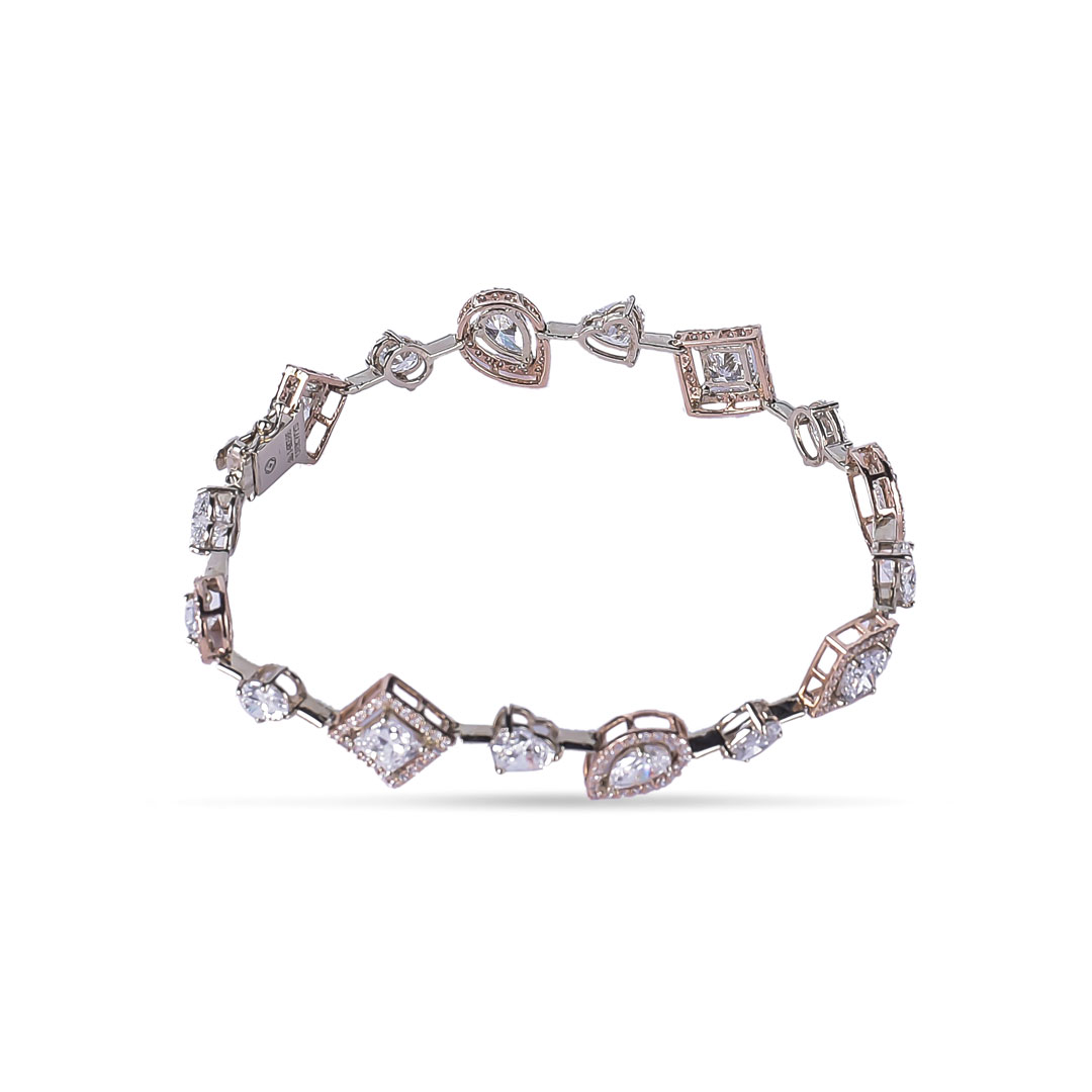 Fancy Shape Lab Diamond Bracelet from OSHA Jewels