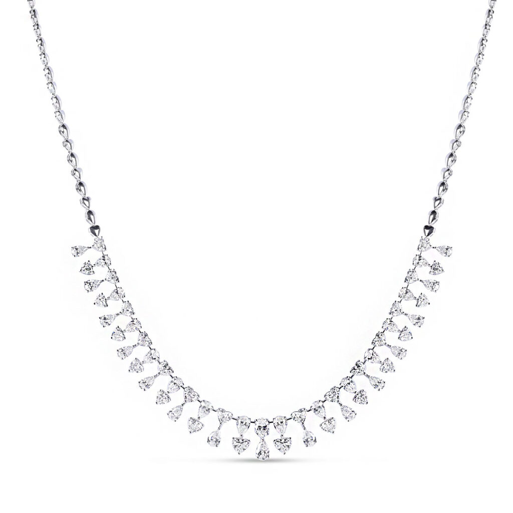 Chic Diamond Necklace by Osha Jewels