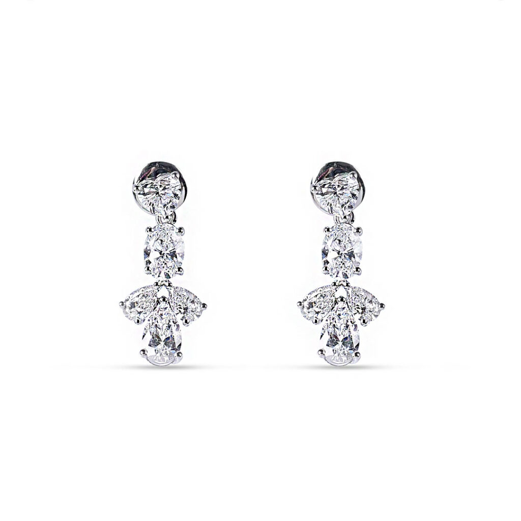 Chic Diamond Earrings from OSHA Jewels