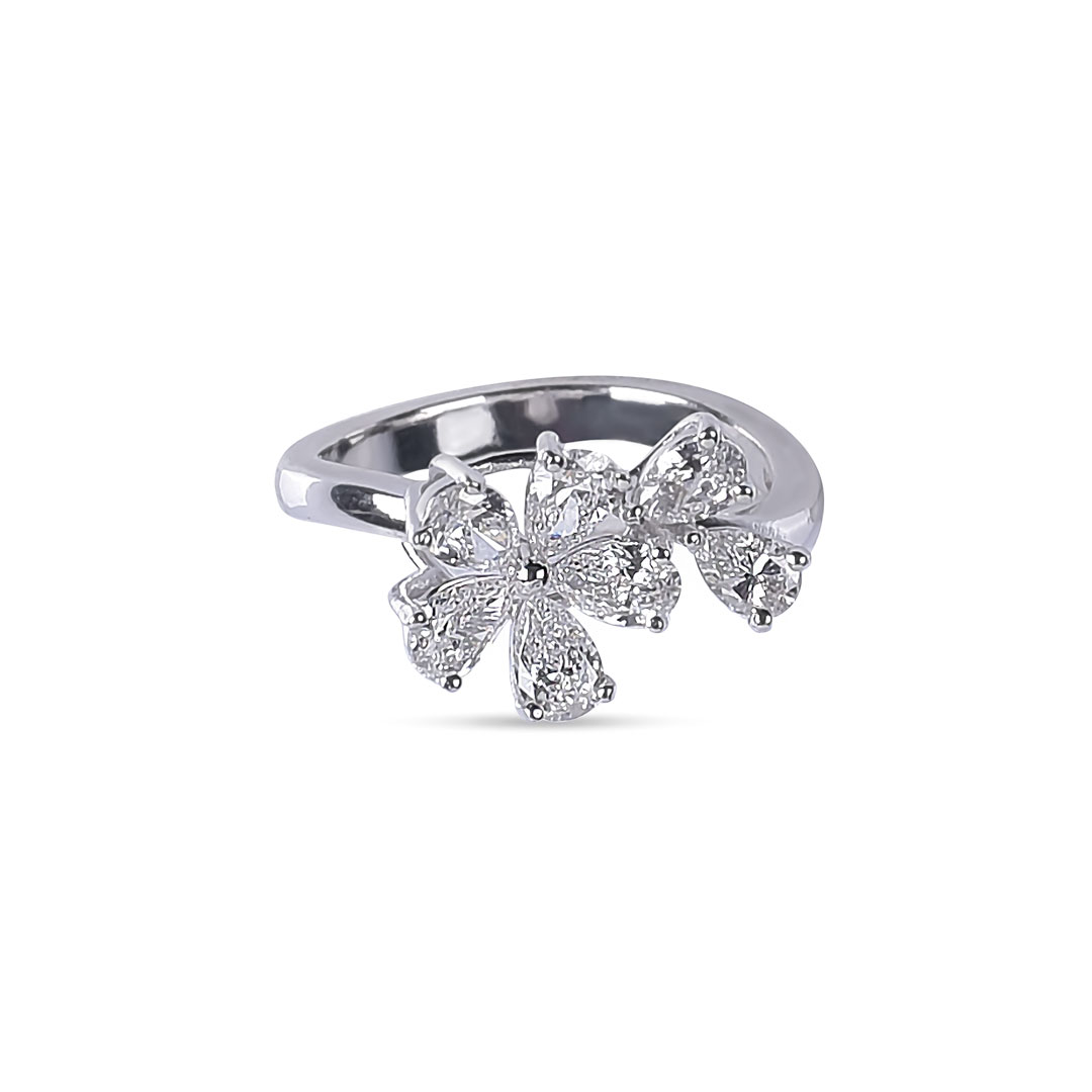 Floral Delight Diamond Ring