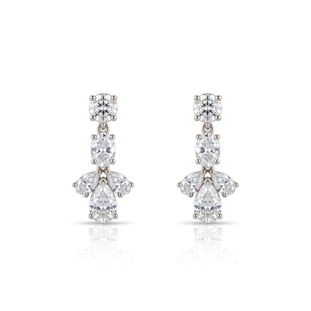 Chic Diamond Earrings from OSHA Jewels
