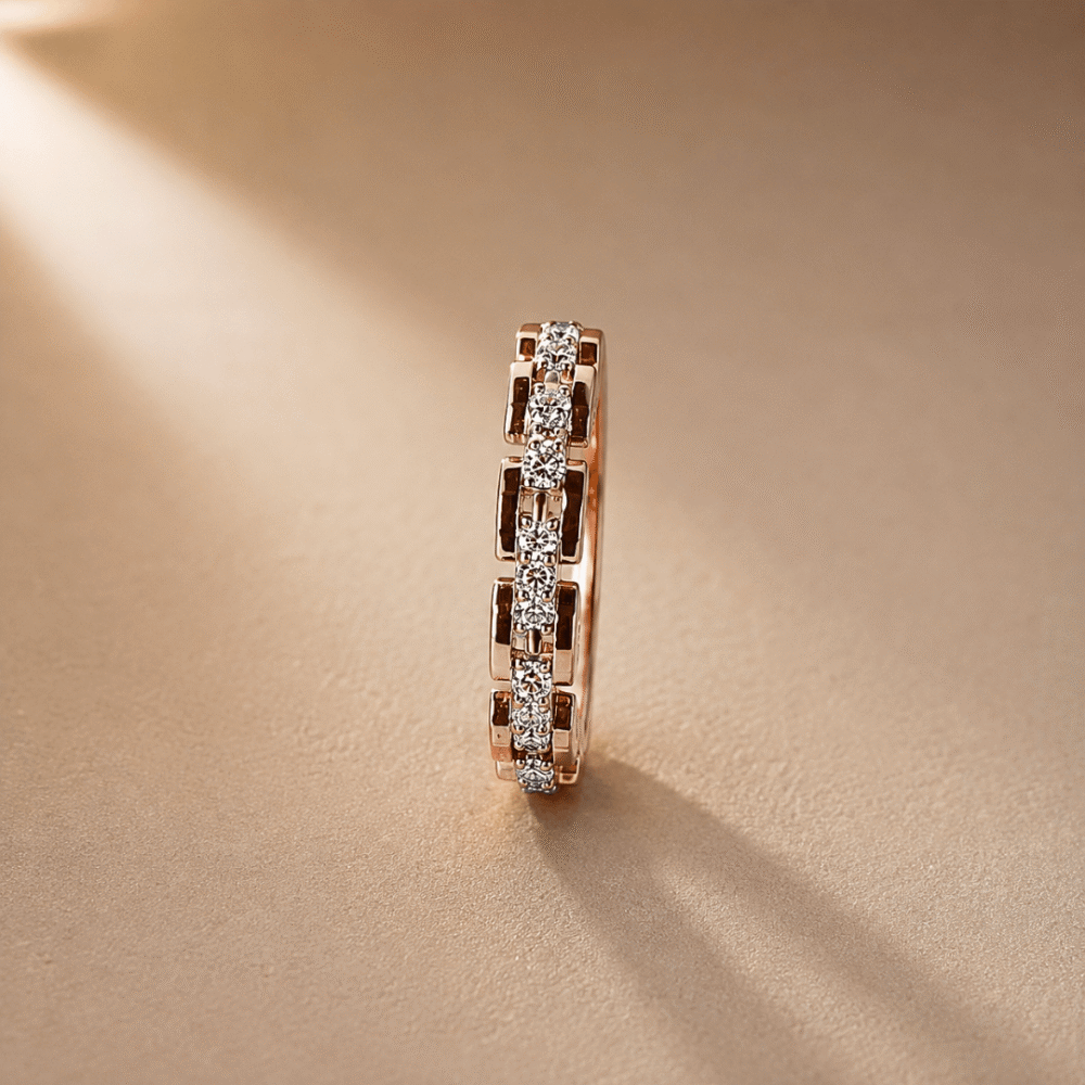 Stackable Chain Ring from Osha Jewels
