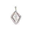 Intricate Filigree Lab Diamond Pendant from OSHA Jewels