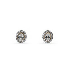 Oval Diamond Solitaire Earrings by Osha Jewels Kolkata