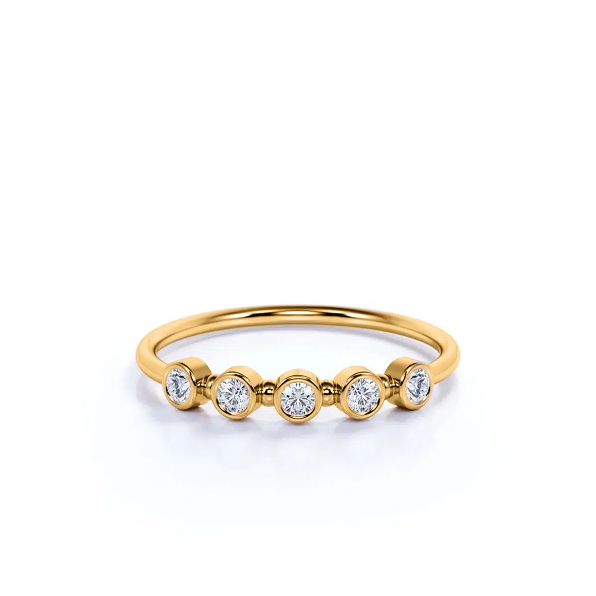 5 Stone Wedding Ring