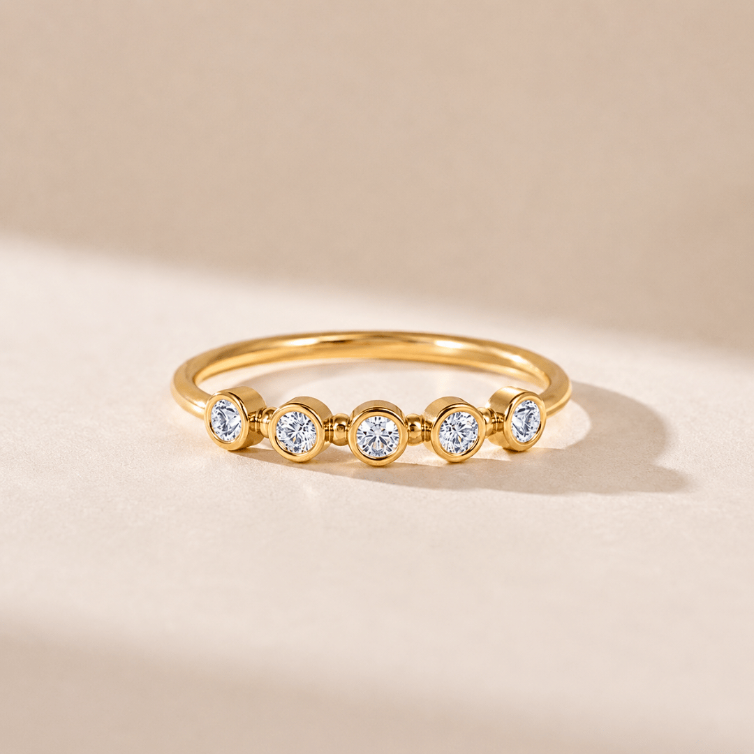 5 Stone Wedding Ring